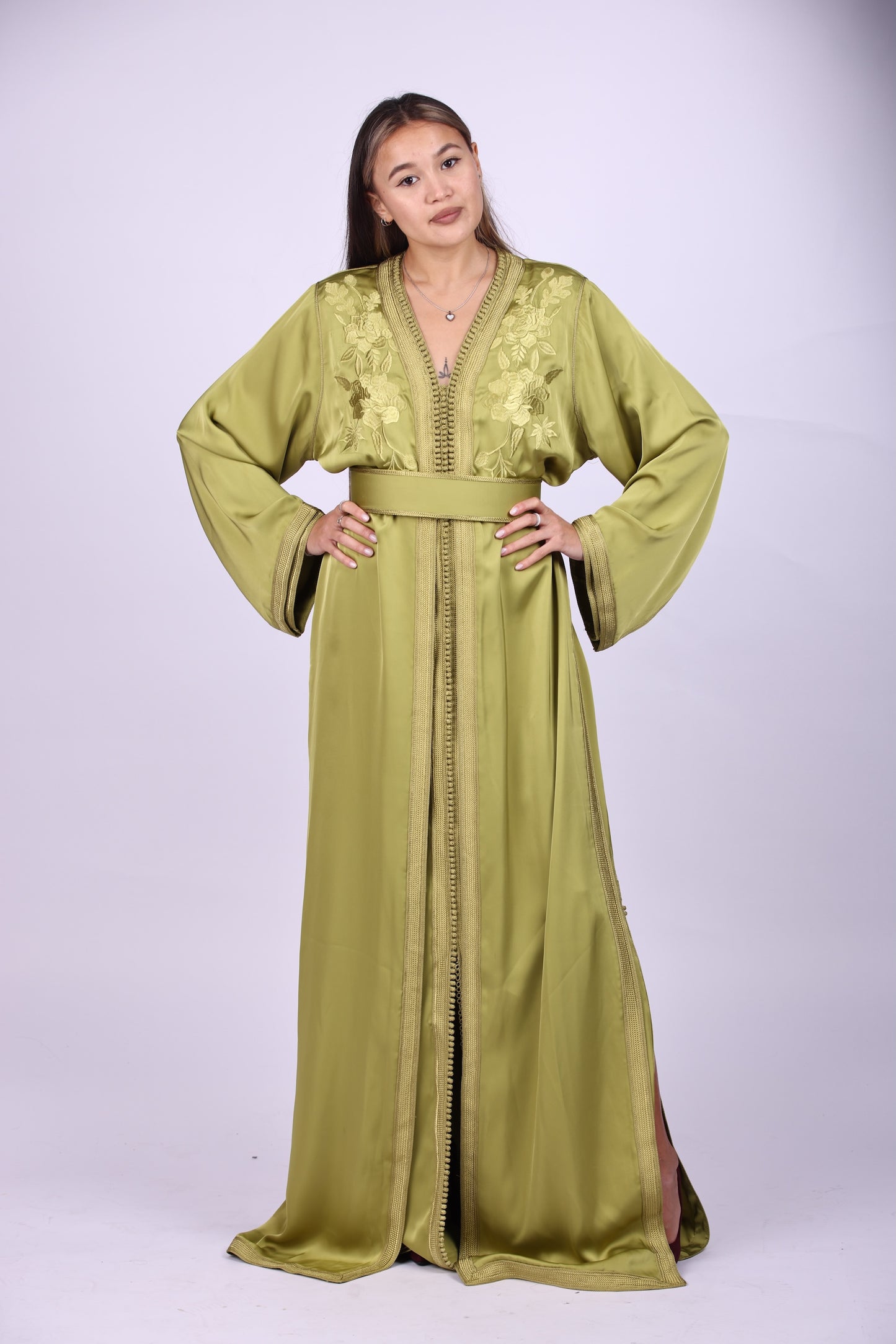 Loriya New Linen Open Abaya Turkey EID Modest Dubai Abaya Girl Muslim Women Dress Long Cardigan Abaya