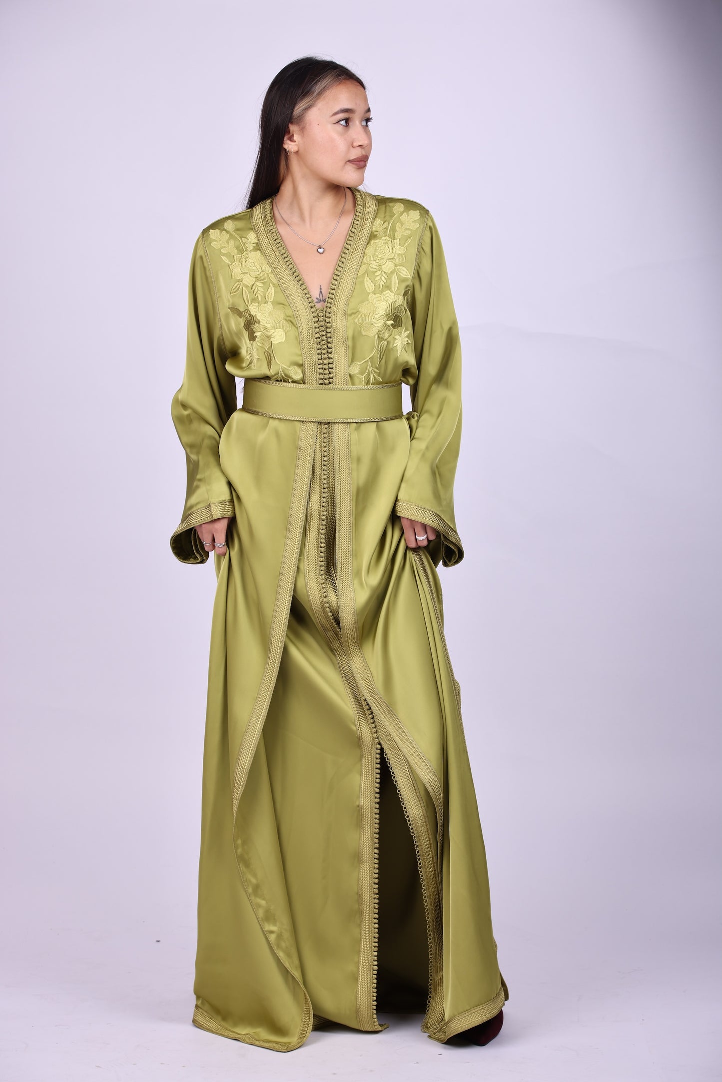Loriya New Linen Open Abaya Turkey EID Modest Dubai Abaya Girl Muslim Women Dress Long Cardigan Abaya