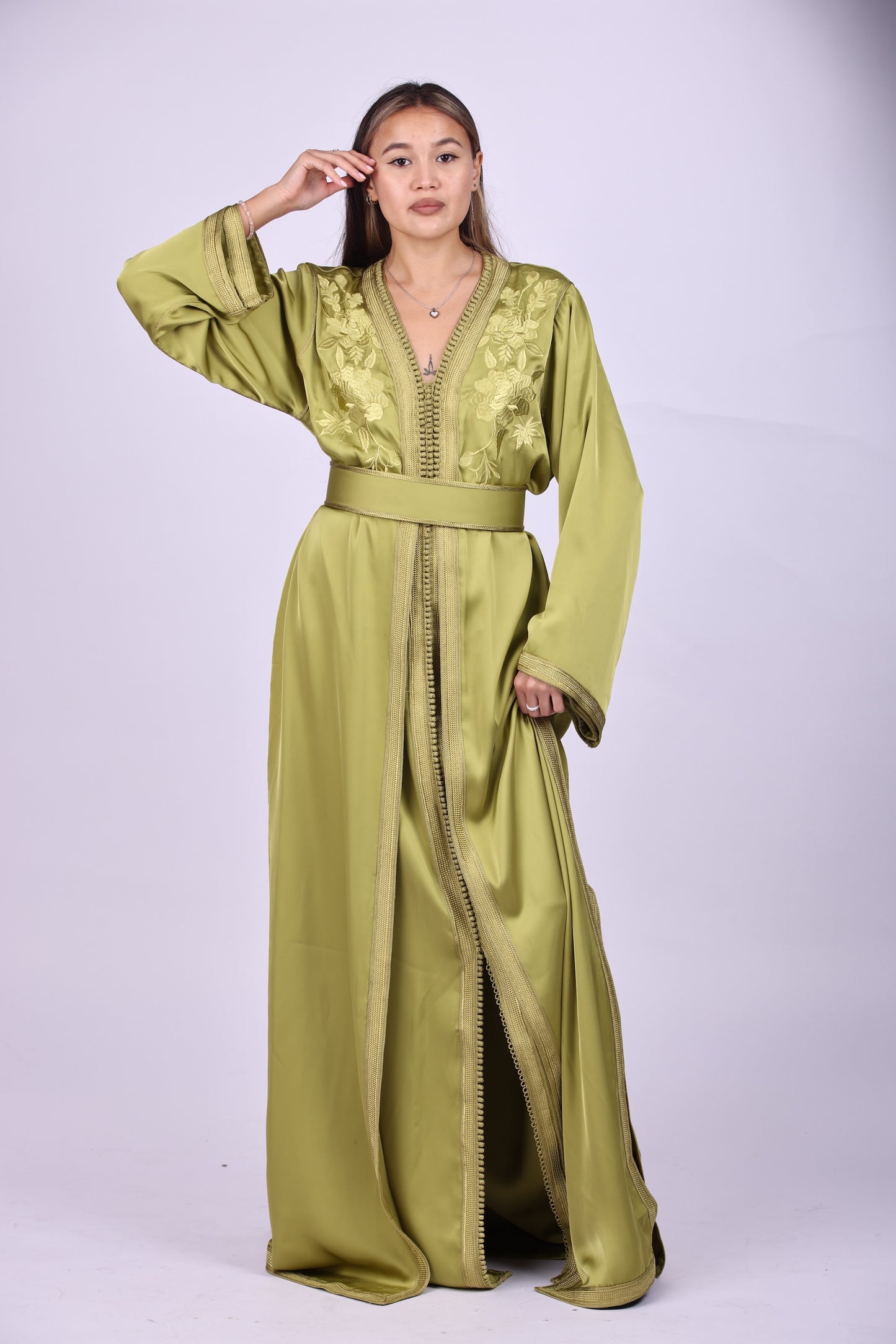 Loriya New Linen Open Abaya Turkey EID Modest Dubai Abaya Girl Muslim Women Dress Long Cardigan Abaya